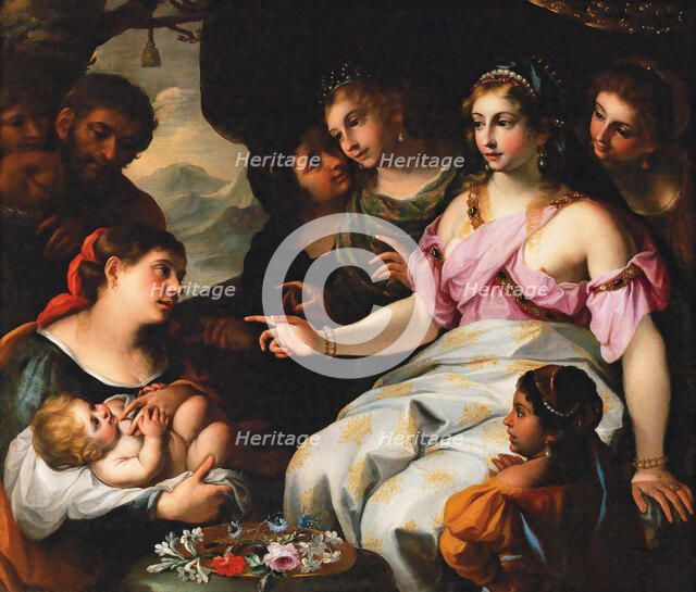 The Finding of Moses. Creator: Sirani, Elisabetta (1638-1665).