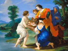 The Finding of Moses, about 1656-1657. Creator: Giovanni Francesco Romanelli