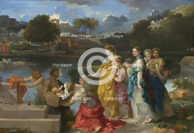 The Finding of Moses, c. 1655/1660. Creator: Sébastien Bourdon.