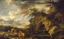 The Finding of Moses, c.between 1660 and 1665. Creator: Salvator Rosa