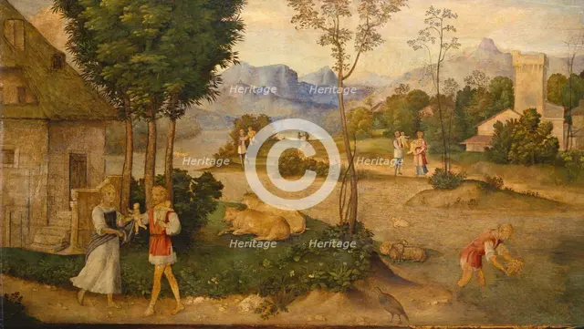 The Finding of Romulus and Remus, after 1520. Creator: Giorgione.