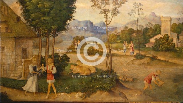 The Finding of Romulus and Remus, after 1520. Creator: Giorgione.