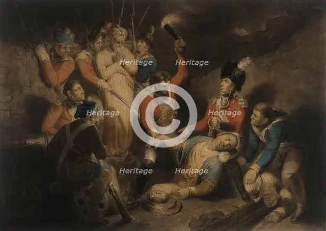 The Finding of the Body of Tippoo Sultan, published 1800. Creator: Samuel William Reynolds.