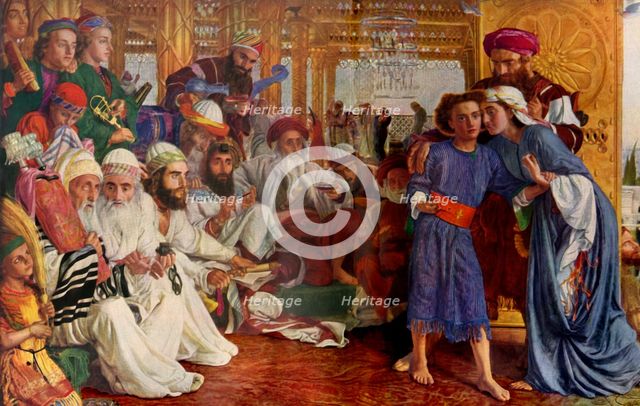 The Finding of the Saviour in the Temple (cropped)', 1854-1855, (1936). Creator: William Holman Hunt.