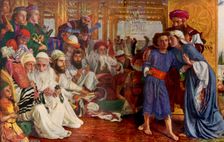 The Finding of the Saviour in the Temple (cropped) 1854-1855, (1936). Creator: William Holman Hunt