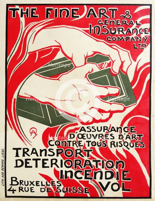 The Fine Art & General Insurance Co. , 1897. Creator: Donnay, Auguste (1862-1921).