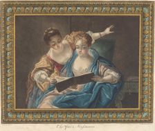 The Fine Musetioners, 1775. Creator: Louis Marin Bonnet
