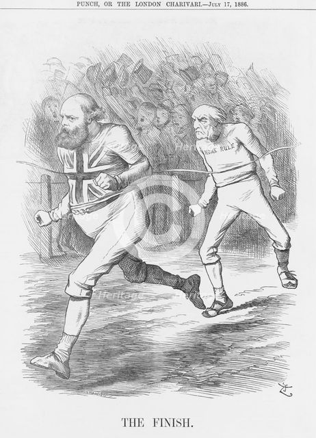 'The Finish', 1886. Creator: Joseph Swain.