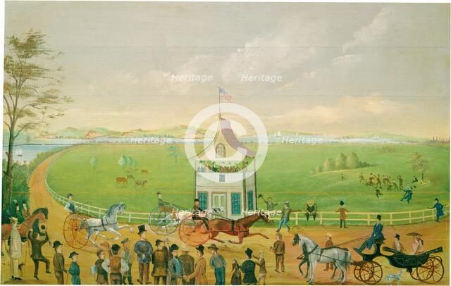 The Finish, c. 1860. Creator: Unknown.