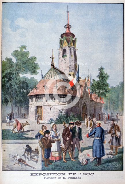 The Finish pavilion at the Universal Exhibition of 1900, Paris, 1900. Artist: Unknown