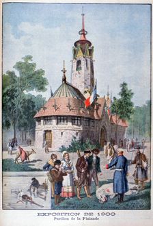 The Finish pavilion at the Universal Exhibition of 1900, Paris, 1900
