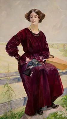 The Finished Song-Portrait of Róza Aleksandrowicz, 1919. Creator: Jacek Malczewski