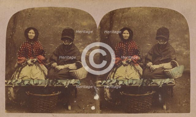 The Fish Mongers, about 1860. Creator: SE Poulton.