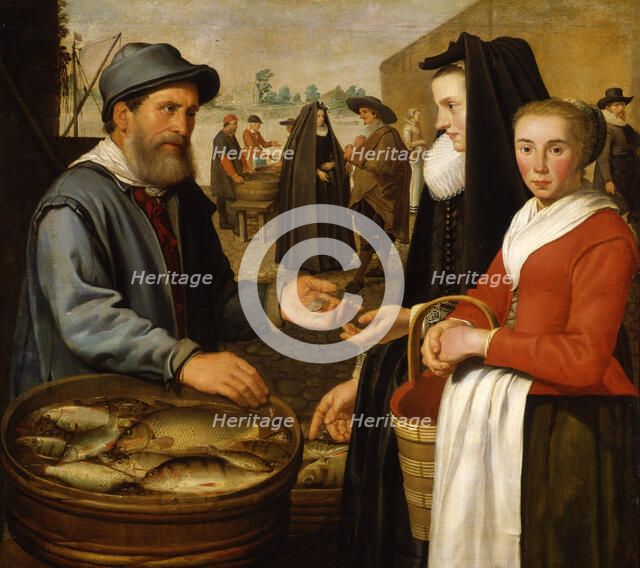 The fish market, 1627. Creator: Cuyp, Jacob Gerritsz (1594-1651).