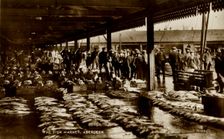 The Fish Market, Aberdeen late 19th-early 20th century. Creator: Unknown
