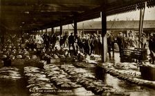 The Fish Market, Aberdeen late 19th-early 20th century. Creator: Unknown