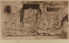 The Fish Shop, Venice, 1879-1880. Creator: James Abbott McNeill Whistler