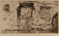 The Fish Shop, Venice, 1879-1880. Creator: James Abbott McNeill Whistler