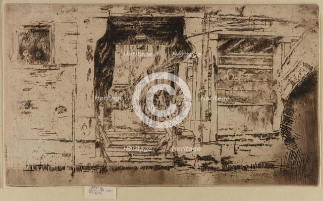 The Fish Shop, Venice, 1879-1880. Creator: James Abbott McNeill Whistler.