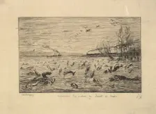 The Fish Rejoice in the Departure of the Cabin Boy, 1861. Creator: Charles Francois Daubigny