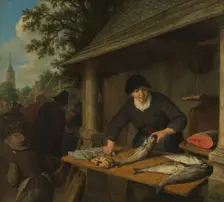 The Fishwife, 1672. Creator: Adriaen van Ostade