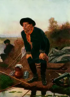 The Fisherman 1871, (1965). Creator: Vasily Perov
