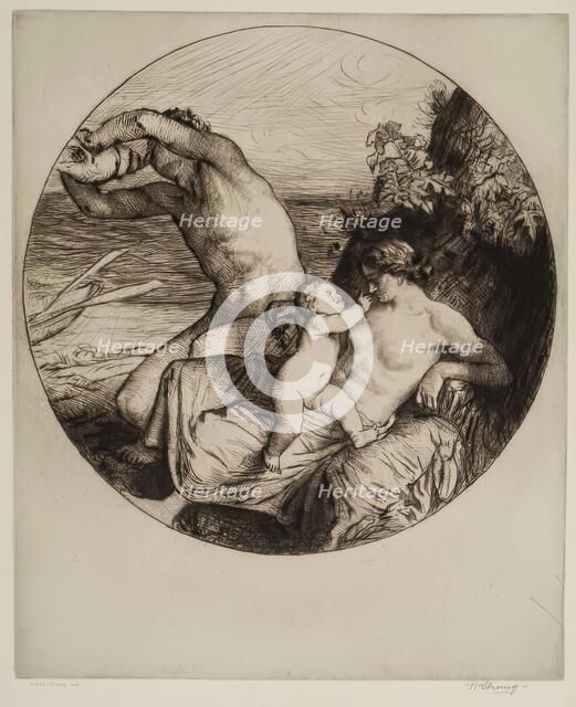 The Fisherman, 1908. Creator: William Strang.