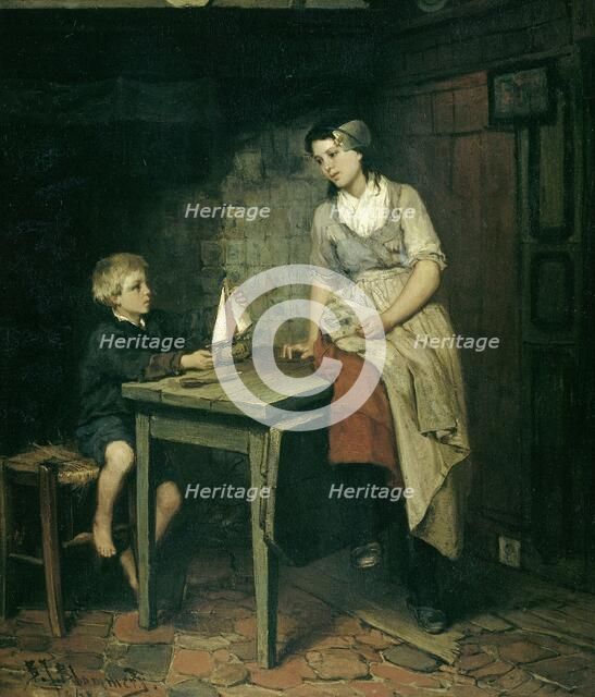 The Fisherman's Children, 1868. Creator: Bernardus Johannes Blommers.