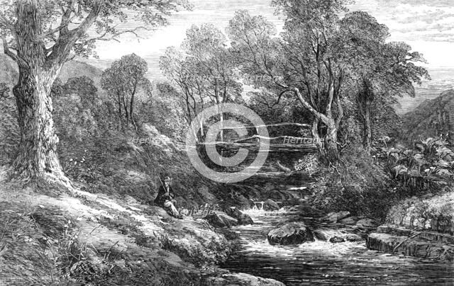 "The Fisherman's Haunt", by G. Chester, in the Exhibition of the Royal Academy, 1862. Creators: Unknown, George Chester.