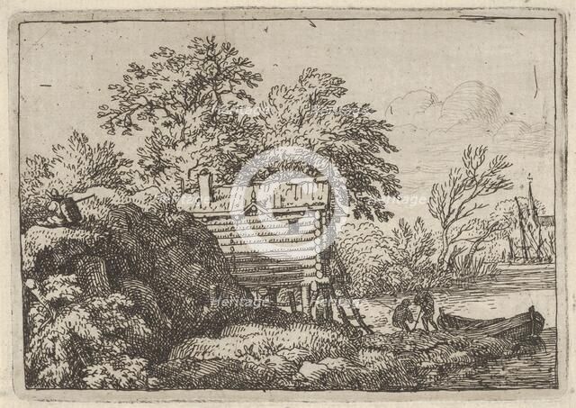 The Fisherman's Hut, 17th century. Creator: Allart van Everdingen.