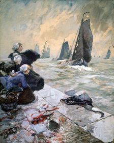 The Fisherman's Wifes 1896. Artist: Hans von Bartels