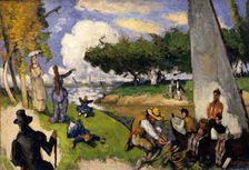 The Fishermen (Fantastic Scene), ca. 1875. Creator: Paul Cezanne