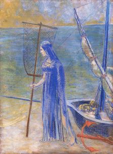 The Fisherwoman. Creator: Redon, Odilon (1840-1916)