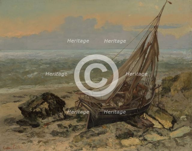 The Fishing Boat, 1865. Creator: Gustave Courbet.