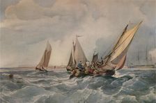 The Fishing Smack 1835. Artist: George Chambers