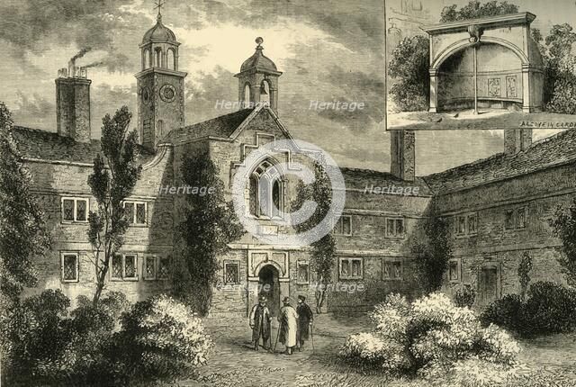 'The Fishmongers' Almshouses in 1850', (c1878). Creator: Unknown.