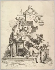The Fire, ca. 1740. Creator: Pierre Alexandre Aveline