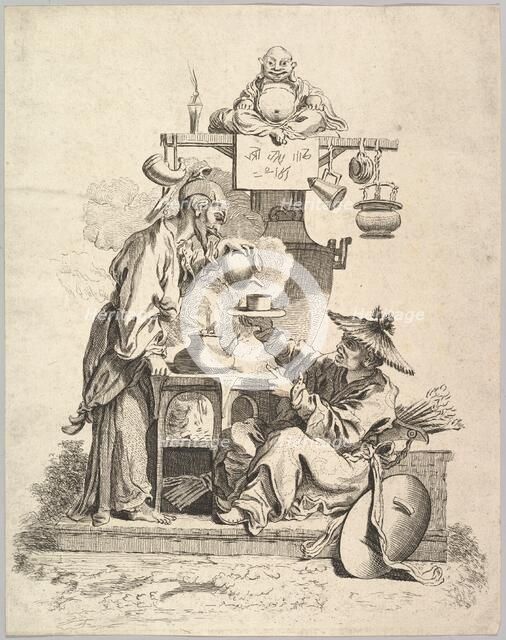 The Fire, ca. 1740. Creator: Pierre Alexandre Aveline.