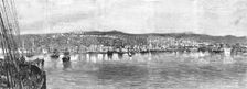 'The Fire at Salonica - View of the Town from the Sea 1890. Creator: Unknown
