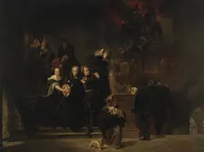 The Fire at the Royal Palace, Stockholm, May 7th, 1697, (1862-1866). Creator: Johan Fredrik Hockert