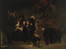 The Fire at the Royal Palace, Stockholm, May 7th, 1697, (1862-1866). Creator: Johan Fredrik Hockert