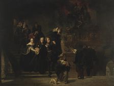 The Fire at the Royal Palace, Stockholm, May 7th, 1697, (1862-1866). Creator: Johan Fredrik Hockert