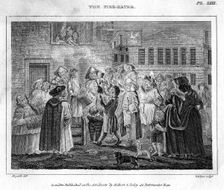 The Fire-eater 18th century.Artist: DB Pyet