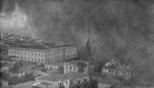 The Fire of Thessaloniki; Around the old Konak, August 18, 1917, 1917. Creator: Unknown