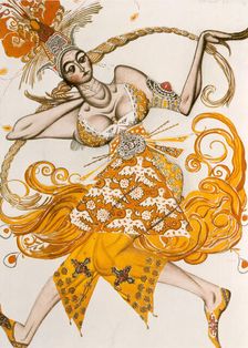 The Firebird costume for The Firebird, the ballet by lgor Stravinsky, 1910. Artist: Leon Bakst