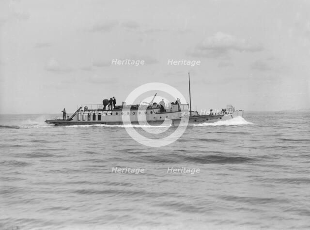 The firefloat 'Delta II', 1912. Creator: Kirk & Sons of Cowes.