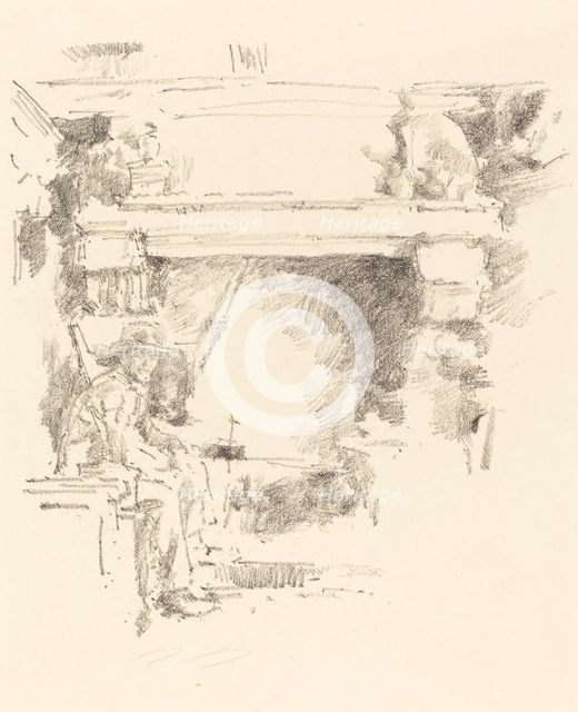 The Fireplace, 1893. Creator: James Abbott McNeill Whistler.