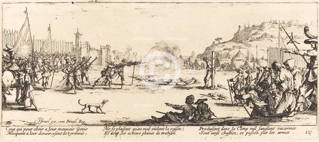 The Firing Squad, c. 1633. Creator: Jacques Callot.