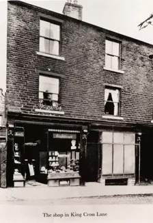The first Mackintosh confectionery shop in Halifax, West Yorkshire, 1890