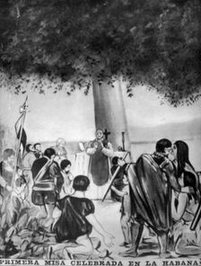 The First Mass, (1519), 1910s